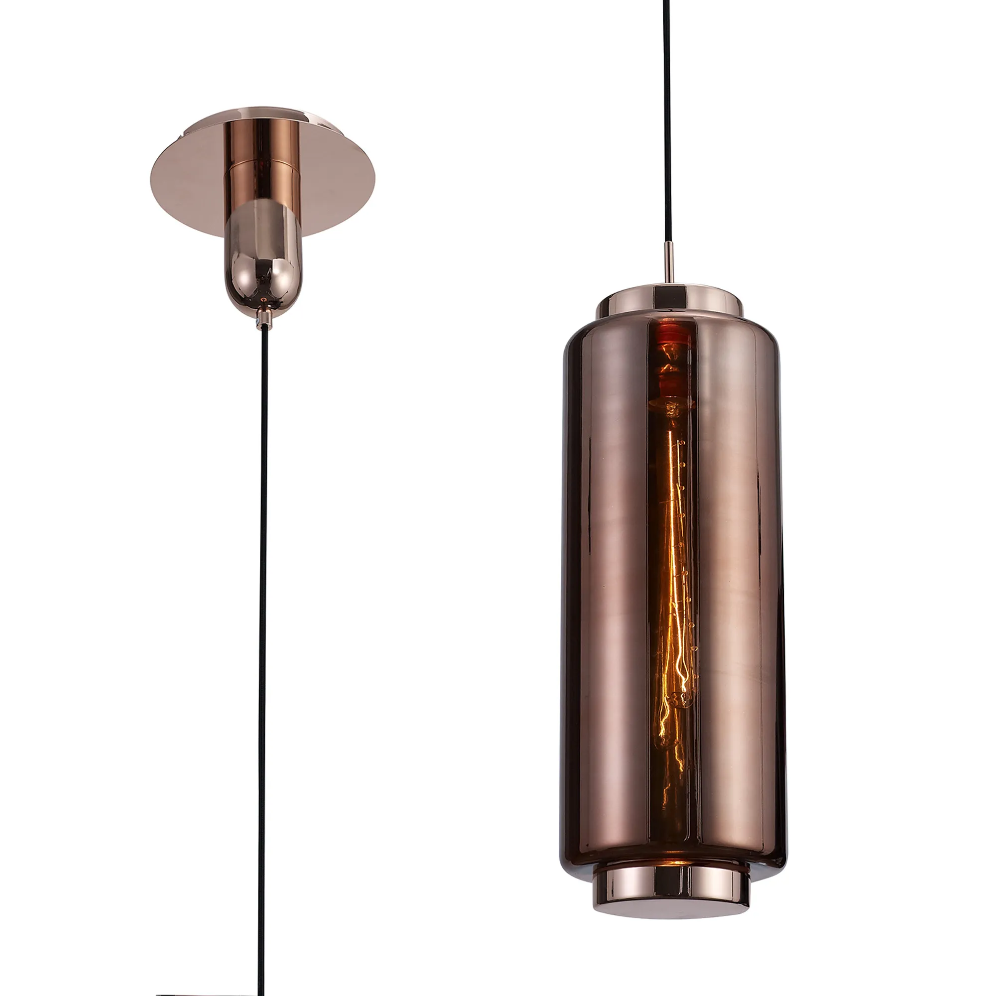 Jarras Copper Ceiling Lights Mantra Single Pendant